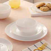 Tempered Opal 12 piece Dinner Set Luna