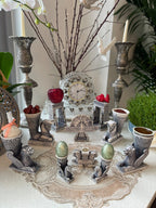 9-Piece Haft Seen Statue Set: Ancient Persian Nowruz Decor