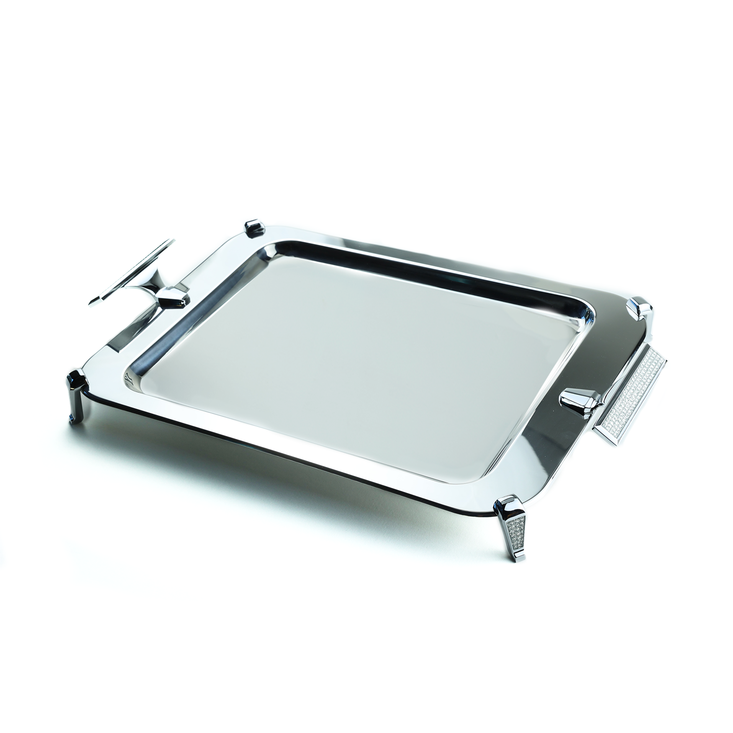 Rectangular silver tray 17x12 Inch