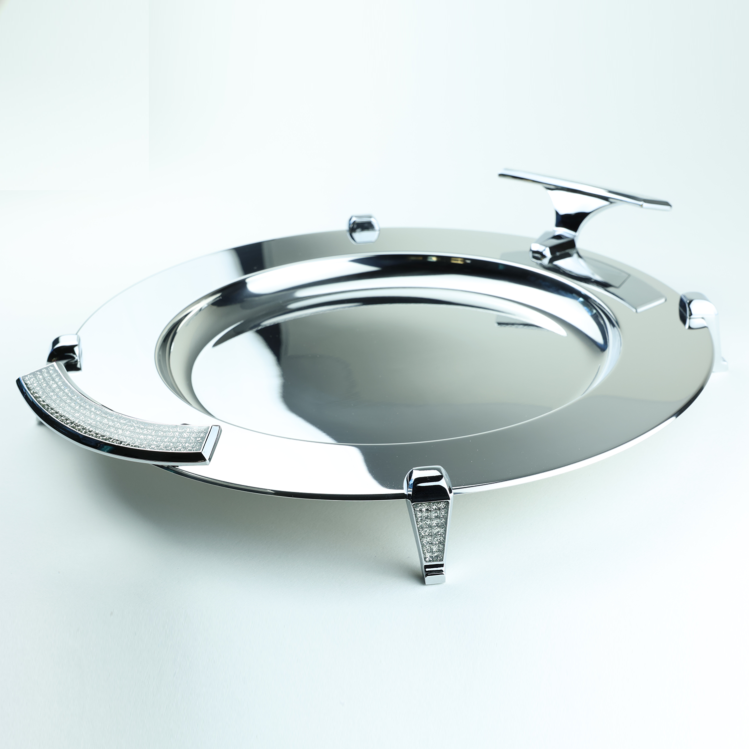 Oval silver tray 350mm - 13 Inch