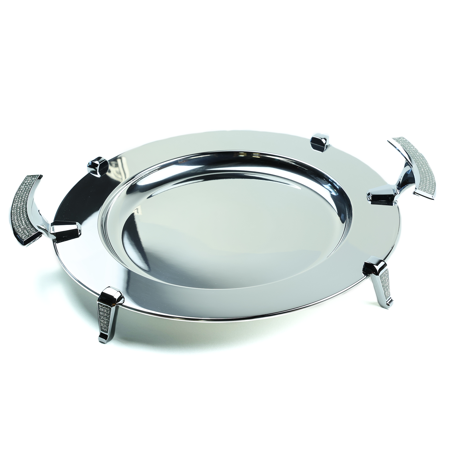 Oval silver tray 350mm - 13 Inch